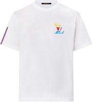 LOUIS VUITTON SS24 Logo Embroidered Crewneck Casual White T-Shirt (). 1AFVUX LOUIS VUITTON SS24 Logo Embroidered Crewneck Casual White T-Shirt (). 1AFVUX