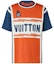 Order LOUIS VUITTON SS24 Kaos Logo Jacquard Lengan Pendek Pria Multicolor 1AFANQ