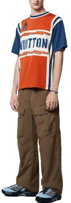 LOUIS VUITTON SS24 Kaos Logo Jacquard Lengan Pendek Pria Multicolor 1AFANQ Shop LOUIS VUITTON SS24 Kaos Logo Jacquard Lengan Pendek Pria Multicolor 1AFANQ