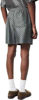 LOUIS VUITTON SS24 Logo Jacquard Elastic Mid-Waist Casual Shorts Men Grey 1AFRKG Purchase LOUIS VUITTON SS24 Logo Jacquard Elastic Mid-Waist Casual Shorts Men Grey 1AFRKG