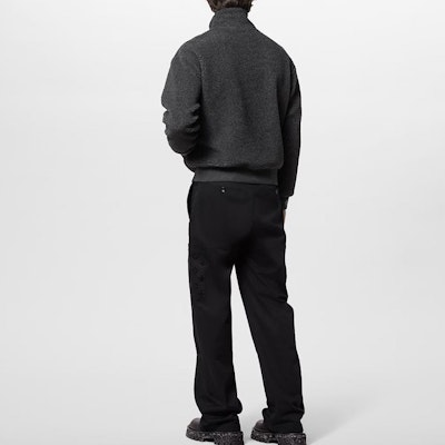 Chaqueta Polar Hombre Gris Oscuro LOUIS VUITTON SS24 Logo Jacquard. 1AFBA3 Shop Chaqueta Polar Hombre Gris Oscuro LOUIS VUITTON SS24 Logo Jacquard. 1AFBA3