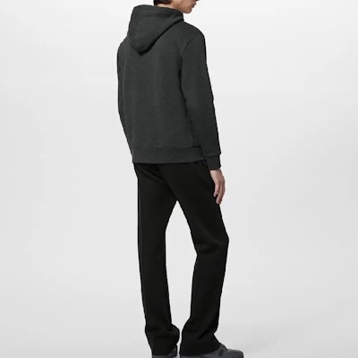 路易威登 SS24 灰色宽松款连帽长袖卫衣 潮流Logo款式. 1AF383 Purchase 路易威登 SS24 灰色宽松款连帽长袖卫衣 潮流Logo款式. 1AF383