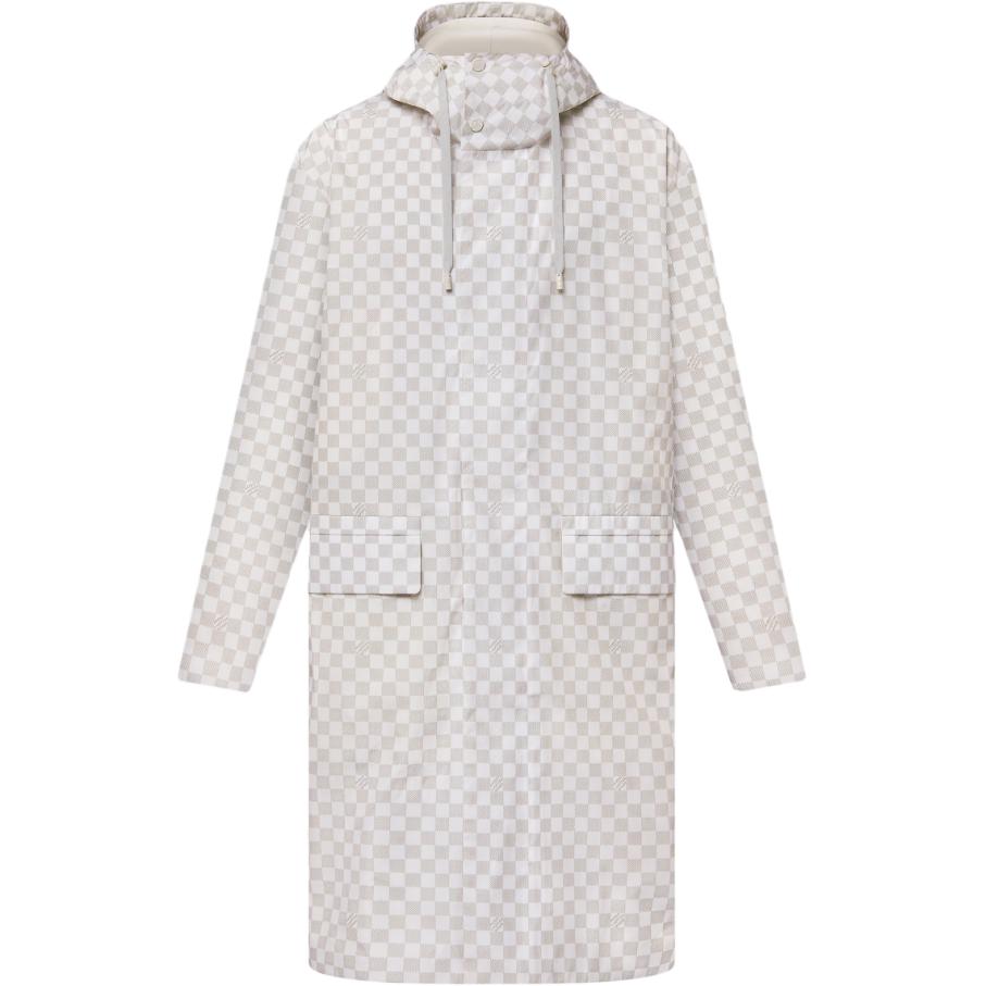 LOUIS VUITTON SS24 Logo Print  Mid-Length Hooded Parka Multicolor. 1AFJIH