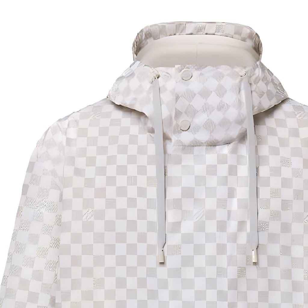 LOUIS VUITTON SS24 Logo Print  Mid-Length Hooded Parka Multicolor. 1AFJIH 圖 6