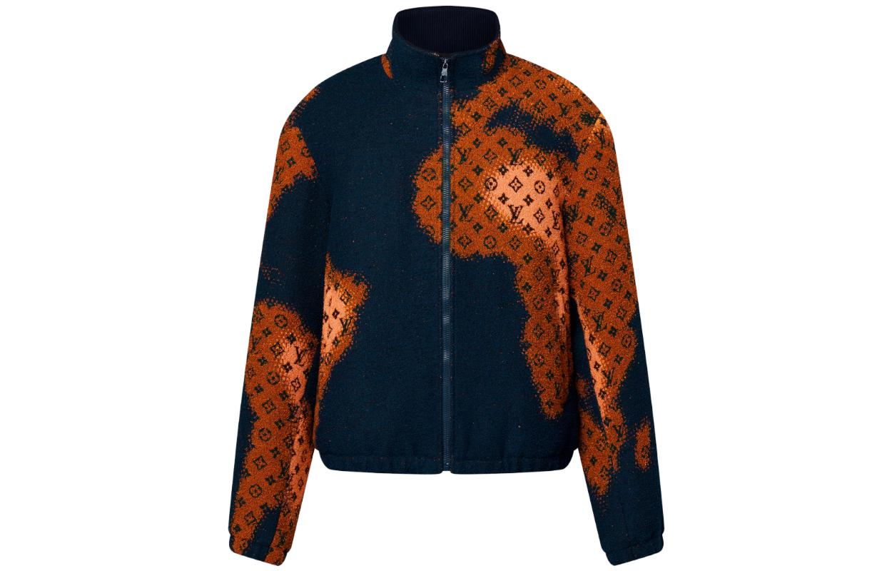 LOUIS VUITTON SS24 Logo Print Casual Drawstring Jacket Men’s Blue 1AF887 圖 2