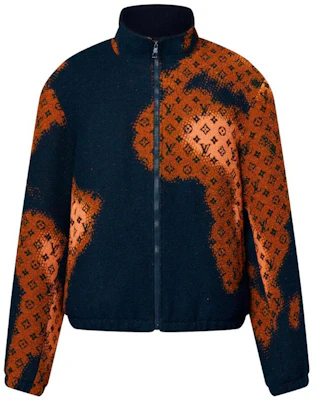 LOUIS VUITTON SS24 Jaket Kasual Biru Pria dengan Logo dan Tali Serut. 1AF887 Order LOUIS VUITTON SS24 Jaket Kasual Biru Pria dengan Logo dan Tali Serut. 1AF887
