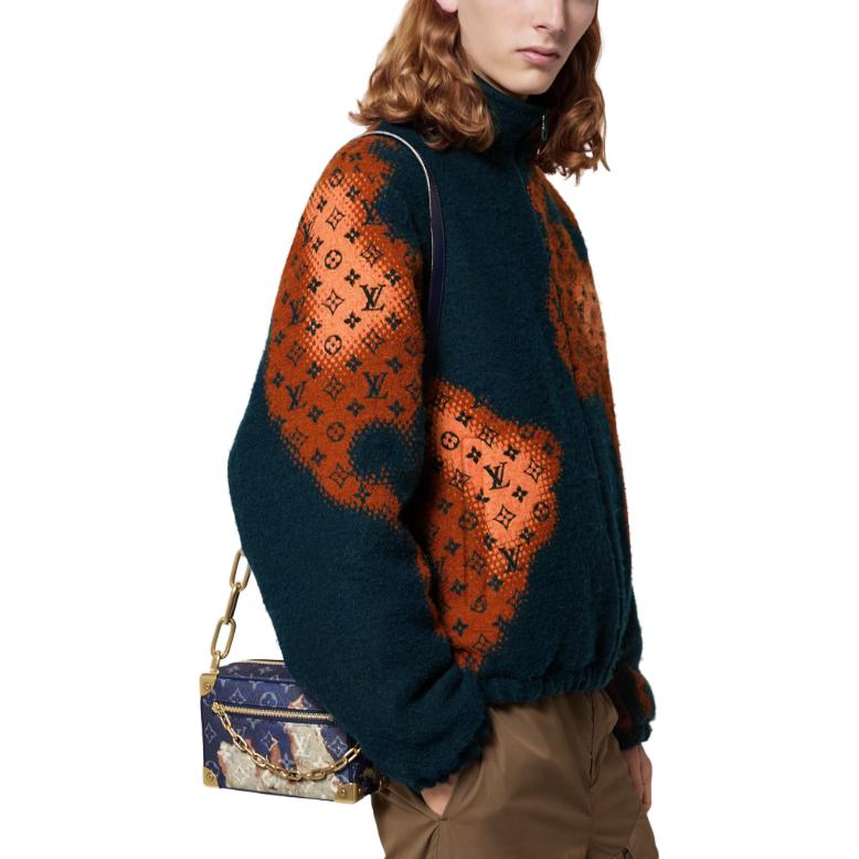 LOUIS VUITTON SS24 Logo Print Casual Drawstring Jacket Men’s Blue 1AF887 圖 5