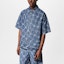 Purchase 路易威登 SS24 藍色Logo印花牛仔短袖襯衫 - 時尚款式。 1AFQZ0