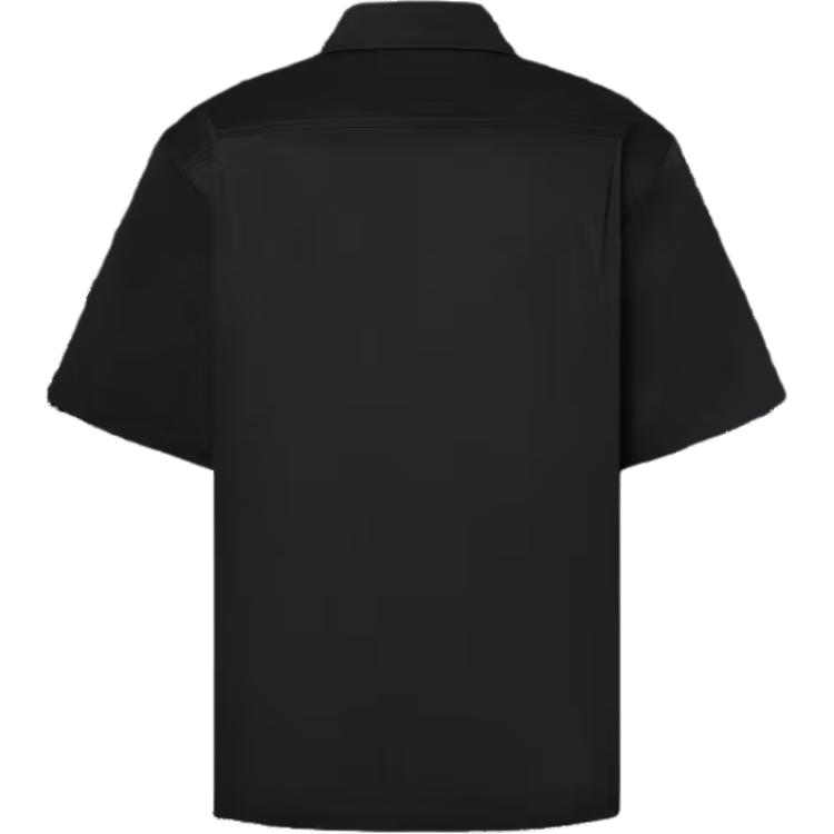 Lookbook 루이비통 SS24 로고 프린트 반팔 셔츠 남성 블랙 1AFR05