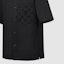 Details for 루이비통 SS24 로고 프린트 반팔 셔츠 남성 블랙 1AFR05