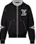 Order LOUIS VUITTON SS24 Logo Zip-Up Hoodie Jaket Hitam 1AFXKX