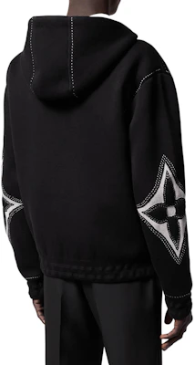 LOUIS VUITTON SS24 Logo Zip-Up Hoodie Jaket Hitam 1AFXKX Purchase LOUIS VUITTON SS24 Logo Zip-Up Hoodie Jaket Hitam 1AFXKX