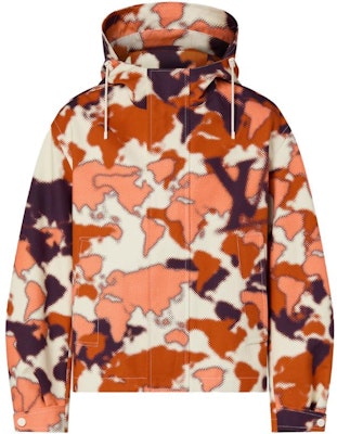 Chaqueta Roja con Capucha para Hombre LOUIS VUITTON SS24 Estampado Mapa. 1AF866 Order Chaqueta Roja con Capucha para Hombre LOUIS VUITTON SS24 Estampado Mapa. 1AF866