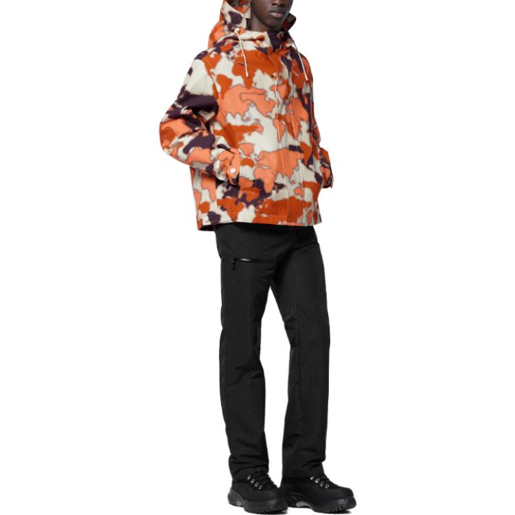 Details for Chaqueta Roja con Capucha para Hombre LOUIS VUITTON SS24 Estampado Mapa. 1AF866