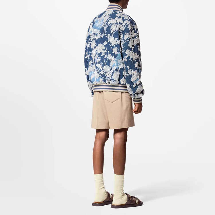 LOUIS VUITTON SS24 Monogram Beige Casual Straight Zip Shorts Men. 1AFRL6 圖 4