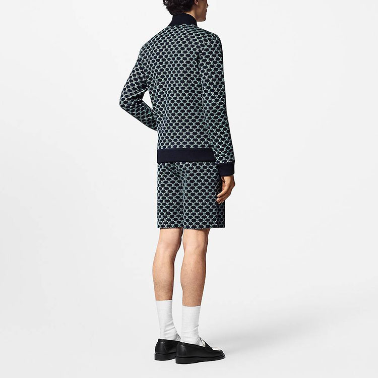 Details for LOUIS VUITTON SS24 Celana Pendek Pria Monogram Mid-Rise Straight Multicolor Casual 1AFRA4