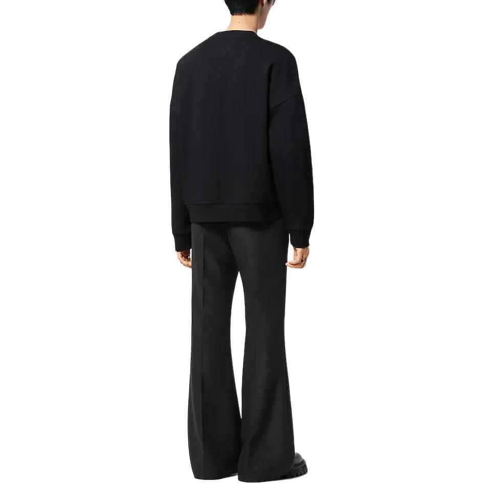 Purchase 路易威登 SS24 黑色经典花纹印花长袖卫衣 男款 1AFVAO