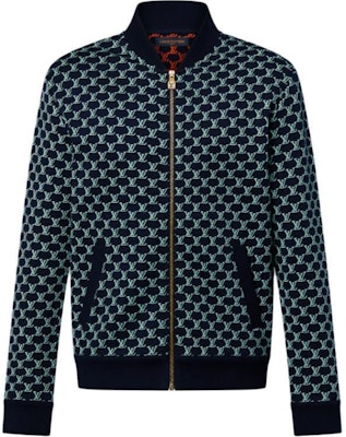 LOUIS VUITTON SS24 Jaket Kasual Zip-Up Monogram Pelbagai Warna 1AFR40 Order LOUIS VUITTON SS24 Jaket Kasual Zip-Up Monogram Pelbagai Warna 1AFR40