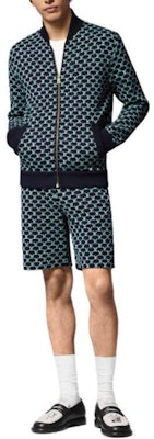 LOUIS VUITTON SS24 Jaket Kasual Zip-Up Monogram Pelbagai Warna 1AFR40 Lookbook LOUIS VUITTON SS24 Jaket Kasual Zip-Up Monogram Pelbagai Warna 1AFR40