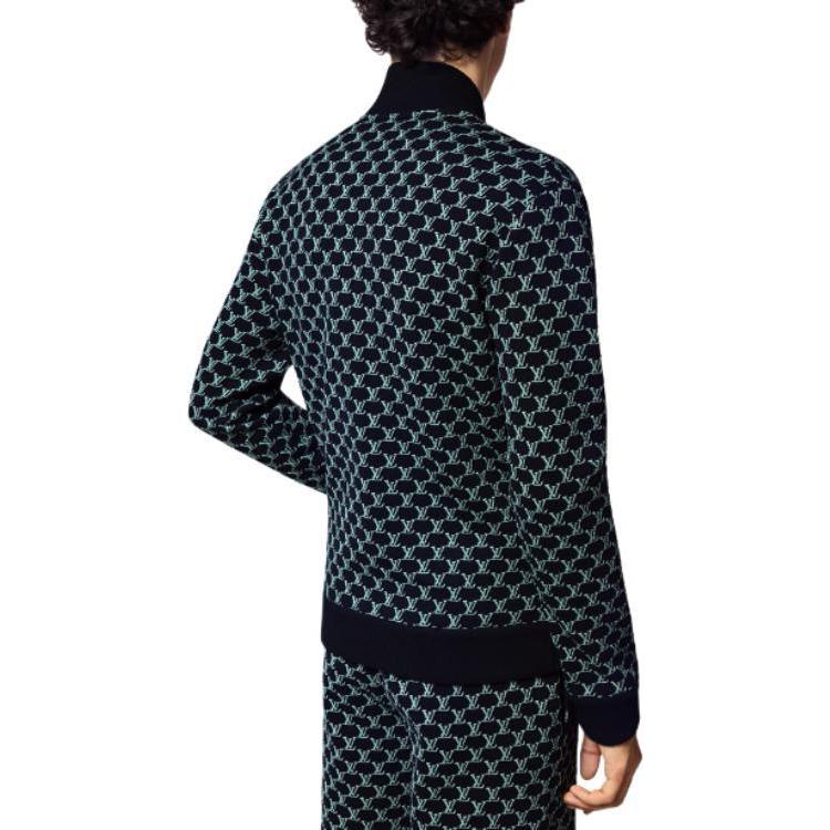 Purchase LOUIS VUITTON SS24 Jaket Kasual Zip-Up Monogram Pelbagai Warna 1AFR40