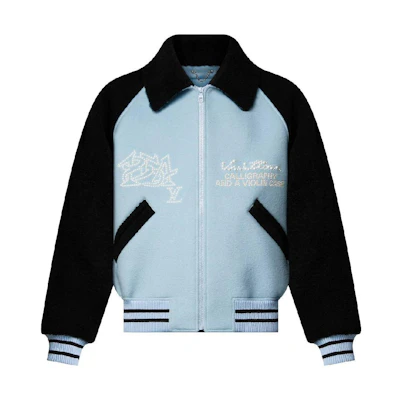 Louis Vuitton SS24 Multi-Color Letter Pearl Embroidered Zip Jacket Men’s 1AFAJE