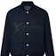 Lookbook Chaqueta Casual Hombre Azul Marino Logo Jacquard LOUIS VUITTON SS24. 1AFQCL