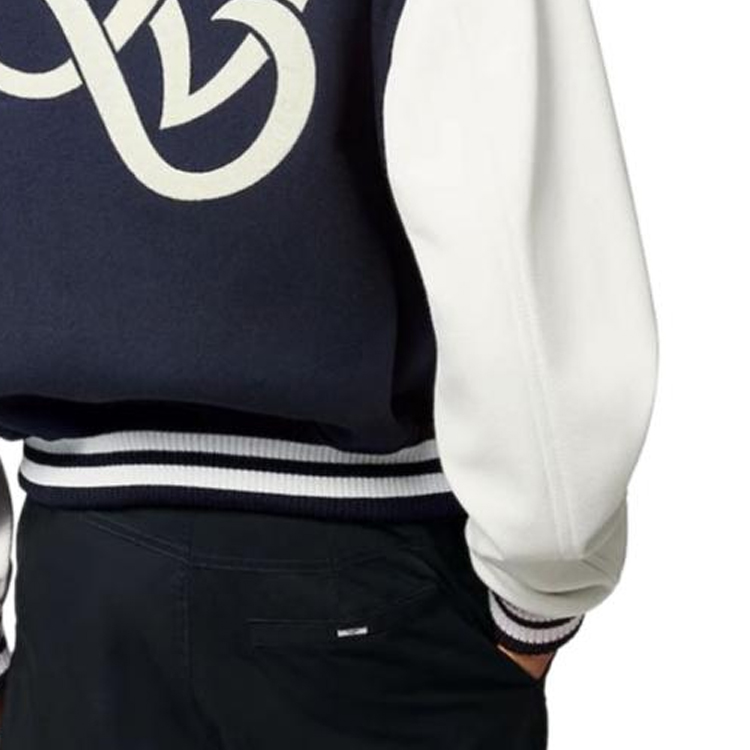 Details for LOUIS VUITTON SS24 男士海軍藍航海風刺繡棒球外套 1AFQMN