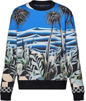 LOUIS VUITTON SS24 Pattern Print Crewneck Long Sleeve Sweatshirt Blue Men’s. 1AFR72 LOUIS VUITTON SS24 Pattern Print Crewneck Long Sleeve Sweatshirt Blue Men’s. 1AFR72