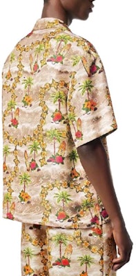 루이 비통 SS24 패턴 프린트 쿠반 칼라 반팔 셔츠 멀티컬러 남성 1AFQYR Details for 루이 비통 SS24 패턴 프린트 쿠반 칼라 반팔 셔츠 멀티컬러 남성 1AFQYR