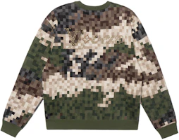 Lookbook LOUIS VUITTON SS24 Pharrell Camo Letter Jacquard Crewneck Sweatshirt Multicolor Men 1AFIVT