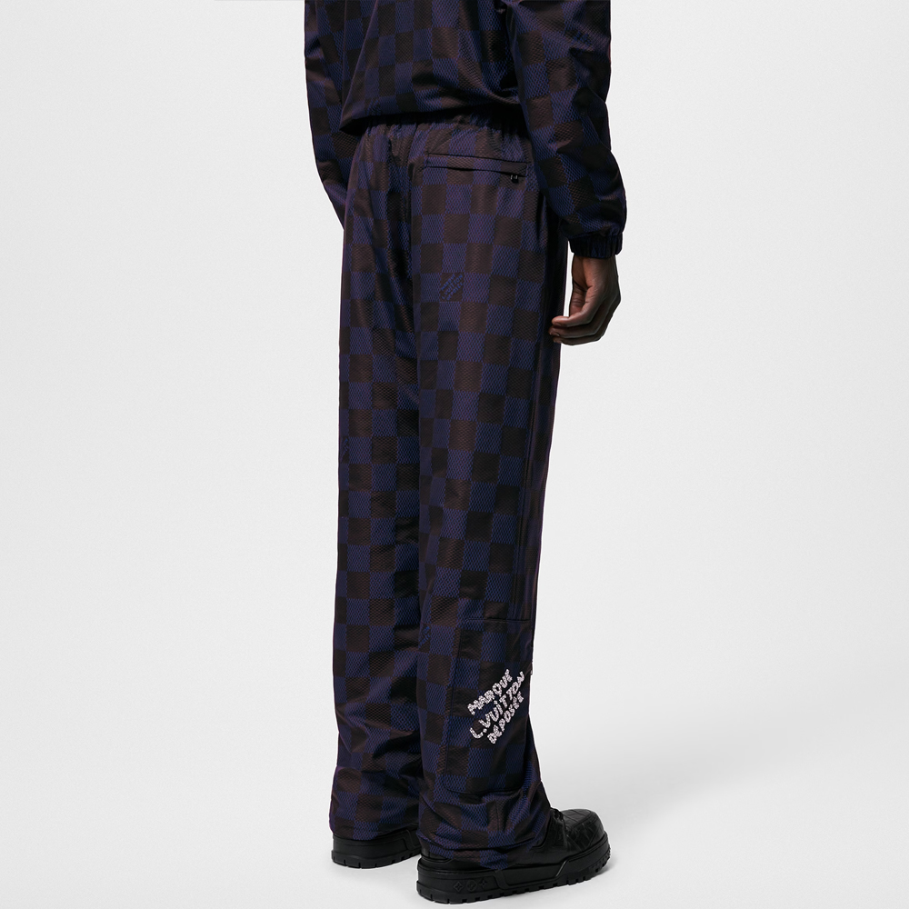 Purchase 路易威登 SS24 Pharrell 系列刺繡格紋直筒褲 男 多色 1AFJA8