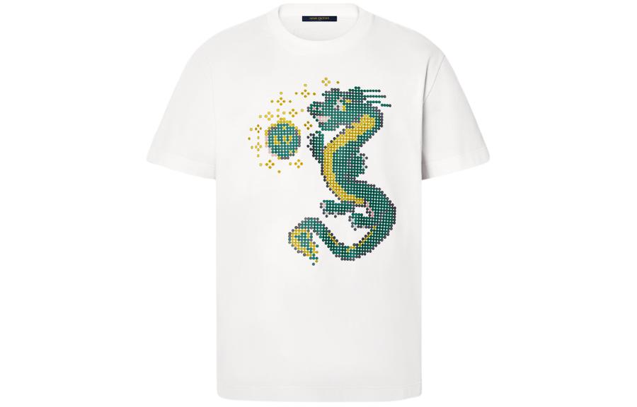 LOUIS VUITTON SS24 Pharrell Collab Cartoon Print White T-Shirt Men. 1AFJFX 圖 2