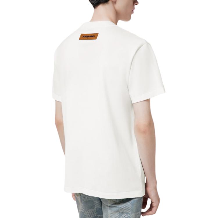 LOUIS VUITTON SS24 Pharrell Collab Cartoon Print White T-Shirt Men. 1AFJFX 圖 4