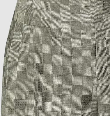 루이비통 SS24 퍼렐 콜라보 체크 울 와이드 팬츠 그린. 1AFIZI Cheap 루이비통 SS24 퍼렐 콜라보 체크 울 와이드 팬츠 그린. 1AFIZI