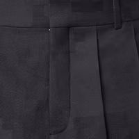 Cheap ルイ・ヴィトン SS24 ファレルコラボ チェック柄プリーツショーツ ブラック 1AFIZR