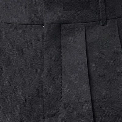 LOUIS VUITTON SS24 Pharrell Collab Checkered Loose Pleated Shorts Black . 1AFIZR Cheap LOUIS VUITTON SS24 Pharrell Collab Checkered Loose Pleated Shorts Black . 1AFIZR