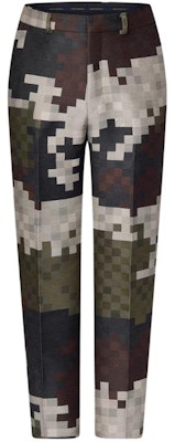 루이비통 SS24 퍼렐 협업 그린 체크 포켓 스트레이트 팬츠 남성용 1AFIYA Buy 루이비통 SS24 퍼렐 협업 그린 체크 포켓 스트레이트 팬츠 남성용 1AFIYA