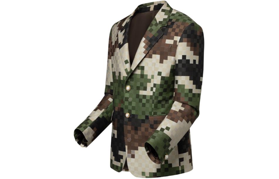 Shop ルイヴィトン SS24 ファレルコラボ マルチカラーカモ プラッド長袖ブレザーメンズ. 1AFIBI