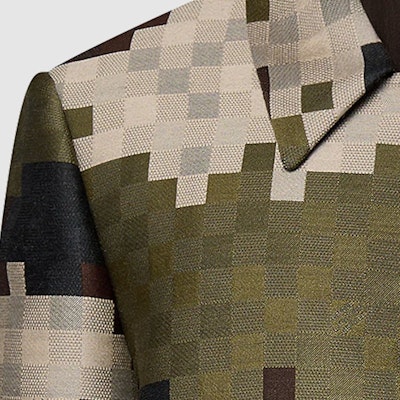 LOUIS VUITTON SS24 Pharrell Kolaborasi Jaket Pendek Lelaki Corak Kotak Multicolor 1AFIF9 Cheap LOUIS VUITTON SS24 Pharrell Kolaborasi Jaket Pendek Lelaki Corak Kotak Multicolor 1AFIF9