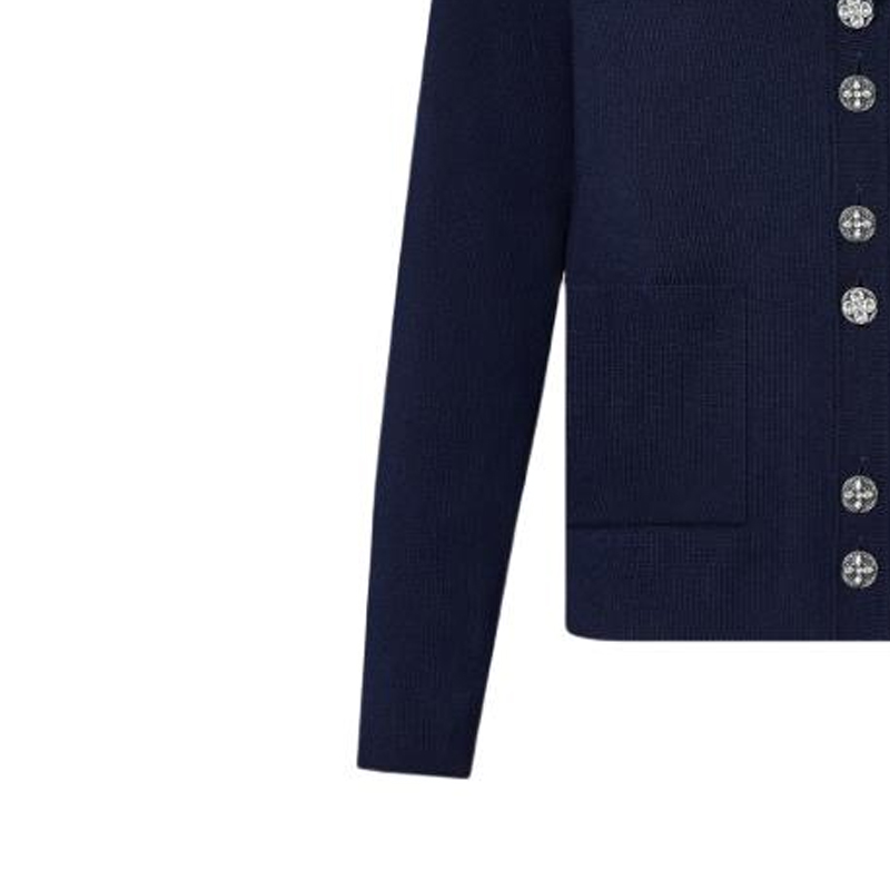 LOUIS VUITTON SS24 Pharrell Collab Navy Blue V-Neck Knit Cardigan  Sweater. 1AFIUH 圖 7