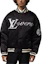 Purchase LOUIS VUITTON SS24 Pharrell Kolaborasi Jaket Baseball Bergaris Hitam Bordir. 1AFHWP