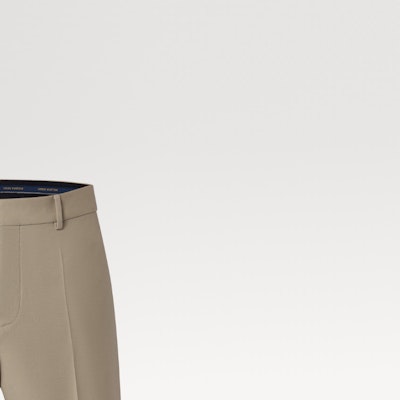 路易威登 SS24 Pharrell 聯名款 米色羊毛修身短褲 1AFIZ0 Details for 路易威登 SS24 Pharrell 聯名款 米色羊毛修身短褲 1AFIZ0