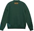 Lookbook Louis Vuitton SS24 Pharrell Kolaborasi Sweatshirt Corak Jacquard Hijau. 1AFIXS