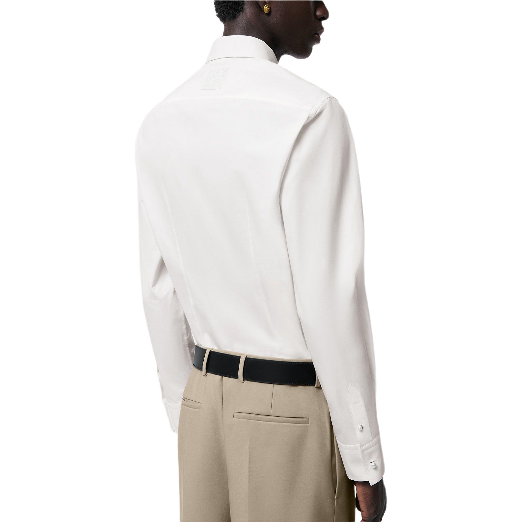Louis Vuitton SS24 Pharrell Exclusive Beaded Button Slim Fit Shirt White Mens. 1AFJE4 圖 3