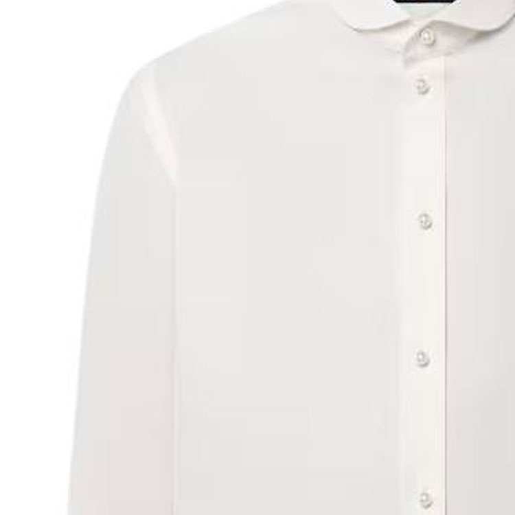 Louis Vuitton SS24 Pharrell Exclusive Beaded Button Slim Fit Shirt White Mens. 1AFJE4 圖 6