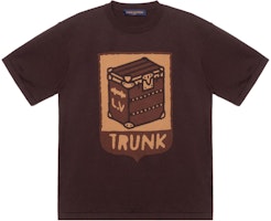 路易威登 SS24 Pharrell 字母卡通印花寬版T恤 棕色 1AFIWW Order 路易威登 SS24 Pharrell 字母卡通印花寬版T恤 棕色 1AFIWW