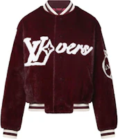 Louis Vuitton SS24 Red Embroidered Letter Bomber Jacket with Baseball Collar 1AFQNN Louis Vuitton SS24 Red Embroidered Letter Bomber Jacket with Baseball Collar 1AFQNN
