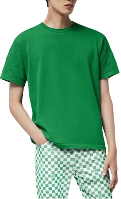 路易威登 SS24 素色圓領休閒T恤 綠色 1AFIU3 Details for 路易威登 SS24 素色圓領休閒T恤 綠色 1AFIU3