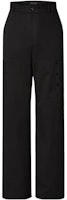 LOUIS VUITTON SS24 Solid Twill Mid-Rise Straight Cargo Pants Men Black 1AFATD LOUIS VUITTON SS24 Solid Twill Mid-Rise Straight Cargo Pants Men Black 1AFATD
