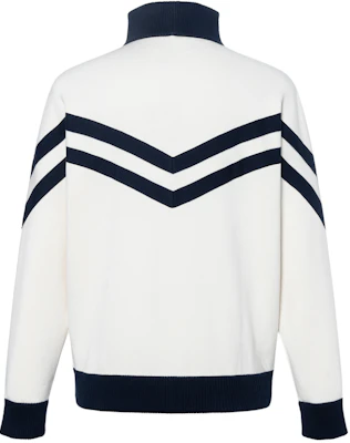 LOUIS VUITTON SS24 Jaket High-Neck Garis Putih Pria dengan Ritsleting 1AFQP Lookbook LOUIS VUITTON SS24 Jaket High-Neck Garis Putih Pria dengan Ritsleting 1AFQP